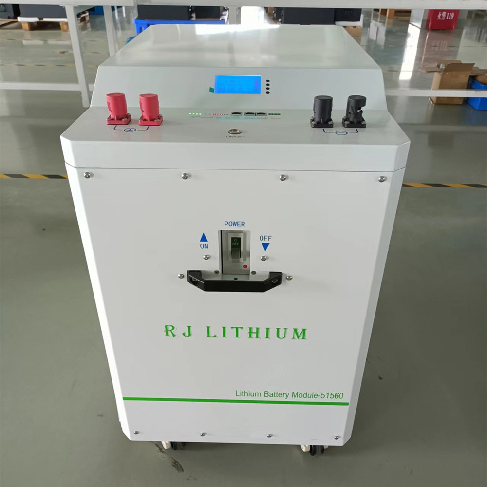 FOSHAN RJ New 28.7kwh 48v Lithium Solar Battery 51.2V 560AH LiFePO4 For Hybrid Solar Energy storage System